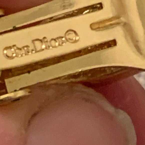 Christian Dior Crystal Clip On Earrings - Picture 10 of 11